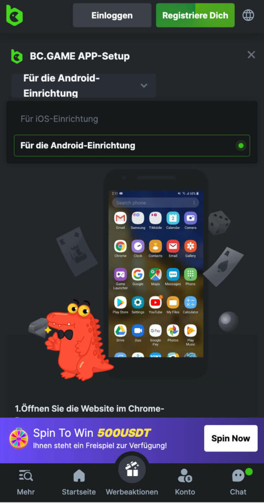 Für Android-Geräte